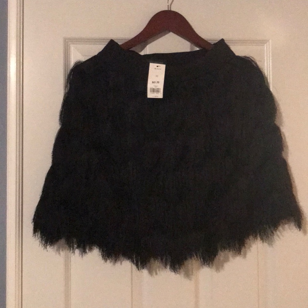 Banana Republic fringe skirt